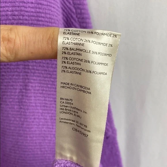 Free People NWT Ottoman Slouchy Tunic - Glowing Grape - Size Medium - Picture 11 of 15